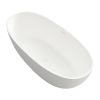 1550mm free standing artificial stone solid surface bathtub